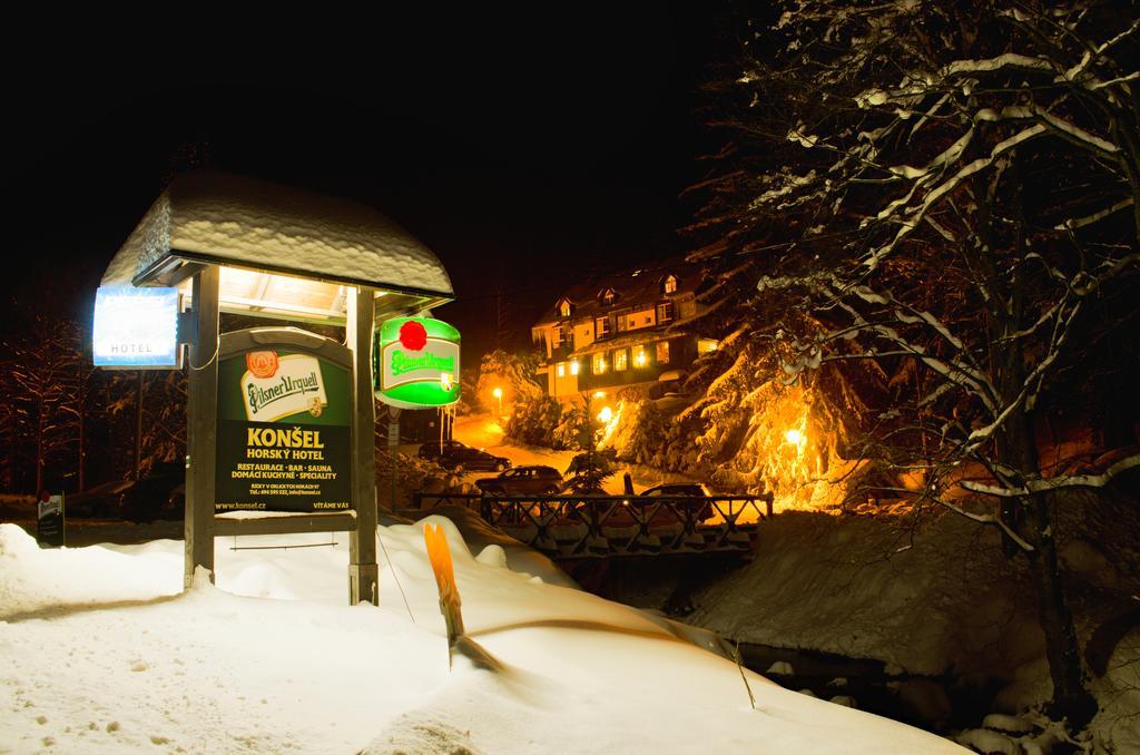 考塞尔山地酒店 Říčky 外观 照片